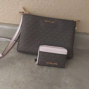 Michael Kors purse and coin purse